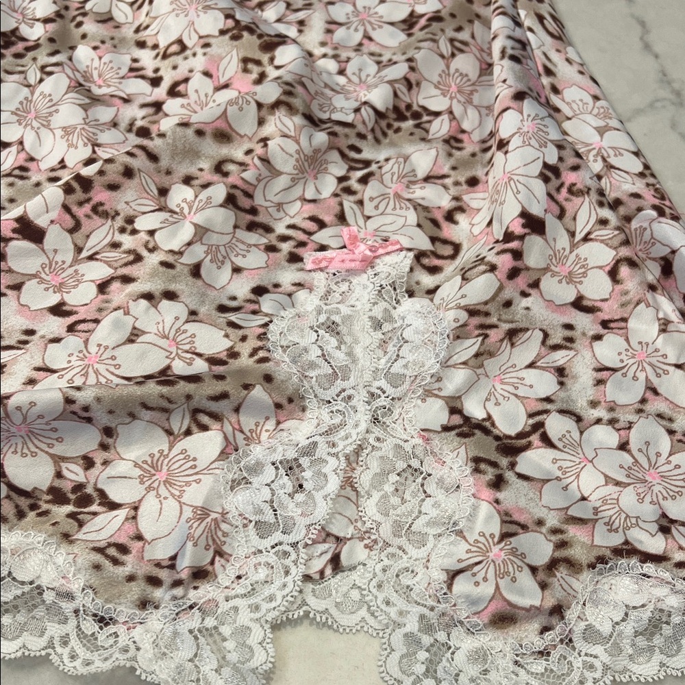 Victoria's Secret Pink Floral Lace Chemise Size Small - Picture 9 of 9